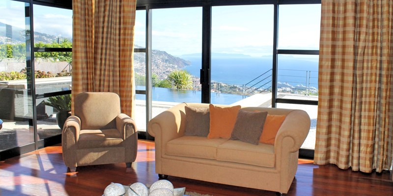 5 Our Madeira Villa Luz Lounge And View