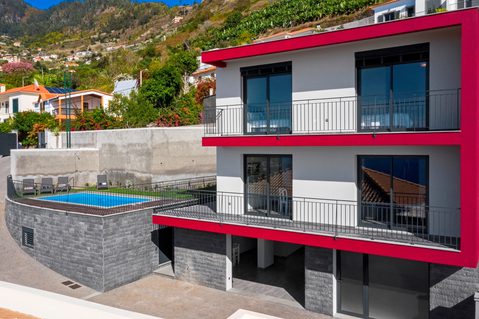 Contemporary villa in Calheta, stunning views, heated pool | Amaro Sunset 3