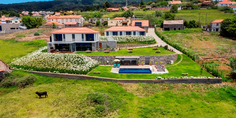 Our Madeira - Apartments in Madeira with Swimming Pool - Quinta Inacia Aerial