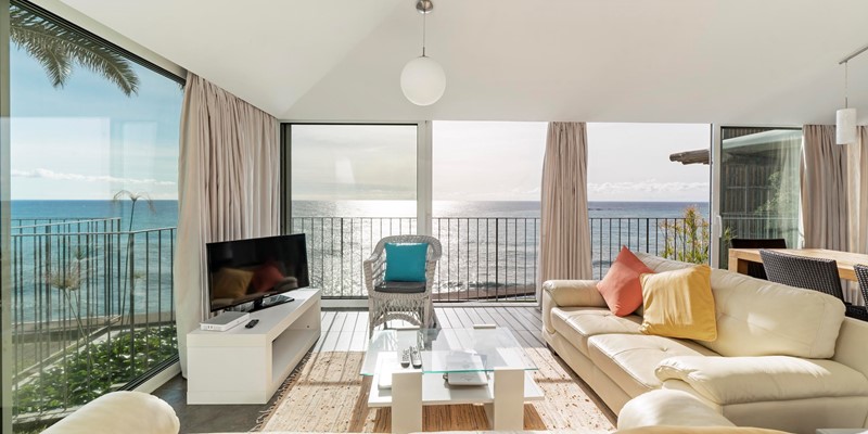Our Madeira Villas in Madeira with Seaview Villa Do Mar 2 Living Room