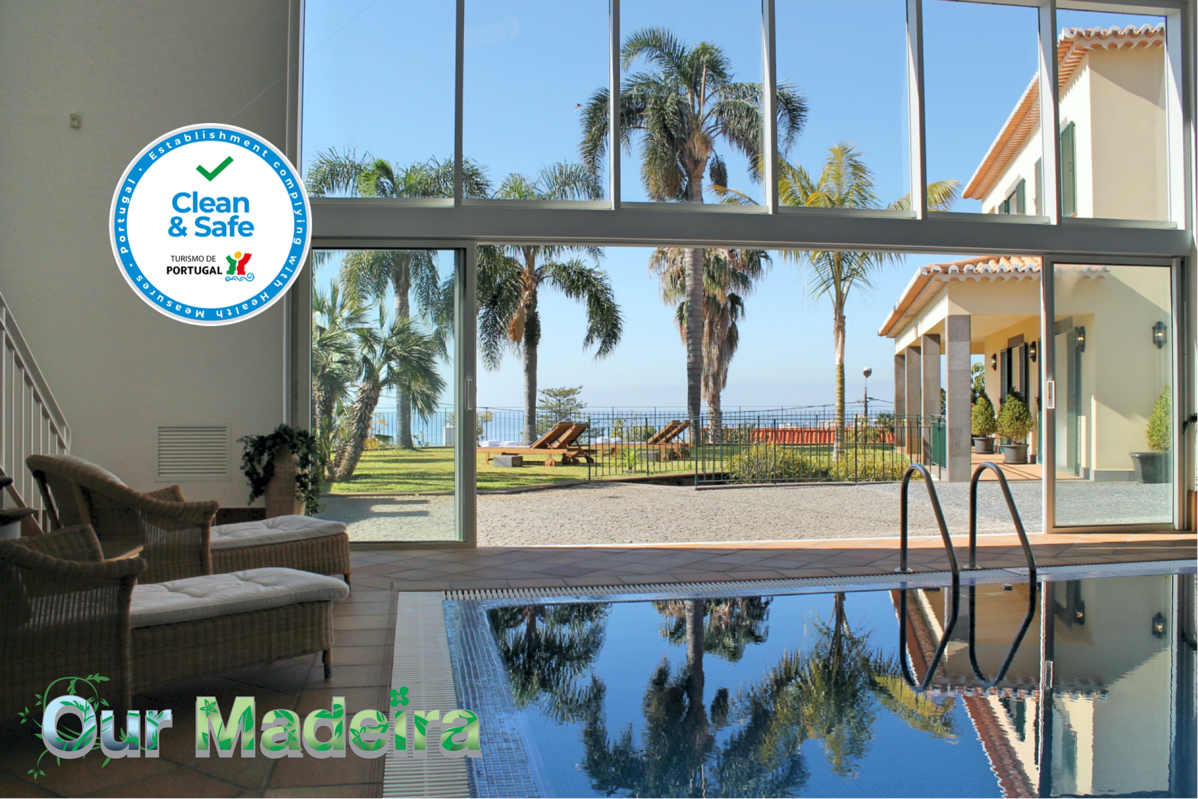 Height of luxury, stunning spacious villa with large indoor pool |Villa Luzia 0