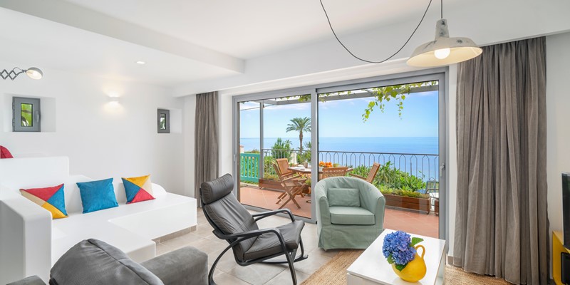 Ourmadeira Villas In Madeira Villa Do Mar IV Lounge And View