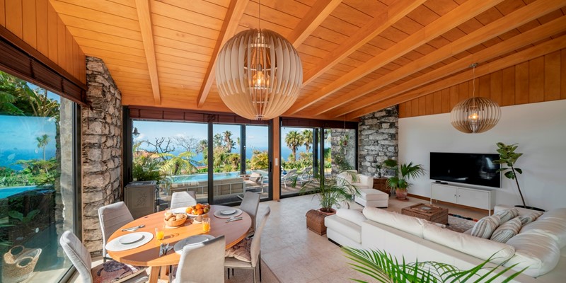 Our Madeira Villas in Madeira - Garden Paradise open plan Living Area