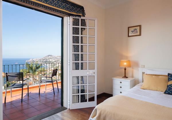 Ourmadeira Villas In Madeira Villa Vista Sol Bedroom 2 And Balcony