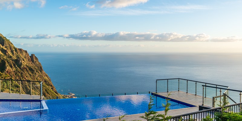 Ourmadeira Villas In Madeira Sunset Cliff Villas Swimming Pool And Sea View