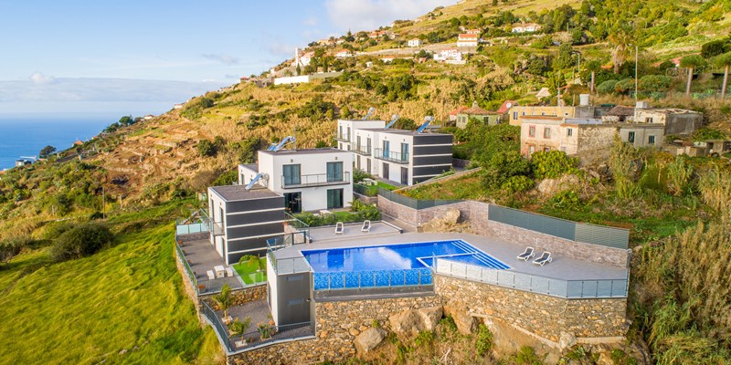 Ourmadeira Villas In Madeira Sunset Cliff Villas Villas From East