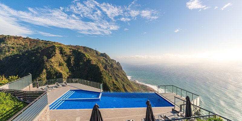 Ourmadeira Villas In Madeira Sunset Cliff Villas Swimming Pool View To Paul Do Mar 2