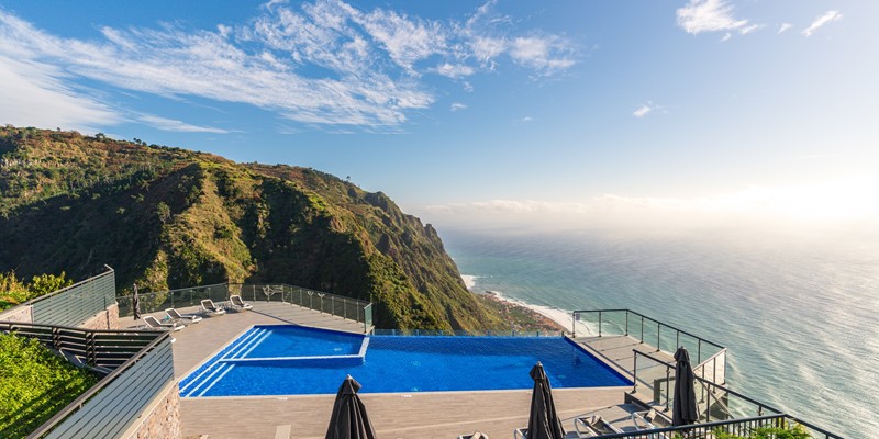 Ourmadeira Villas In Madeira Sunset Cliff Villas Swimming Pool View To Paul Do Mar 2