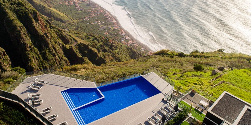 Ourmadeira Villas In Madeira Sunset Cliff Villas Swimming Pool And Paul Do Mar