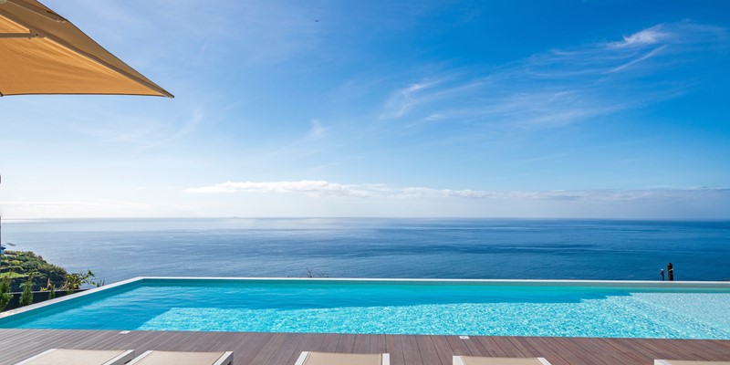 4 Ourmadeira Villas In Madeira Ocean Panorama Sunbeds And Pool