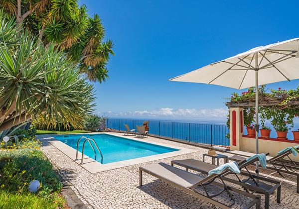 2 Our Madeira Villas In Madeira Quinta Dalegria Pool And View