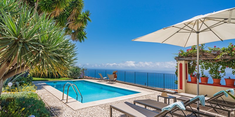 2 Our Madeira Villas In Madeira Quinta Dalegria Pool And View