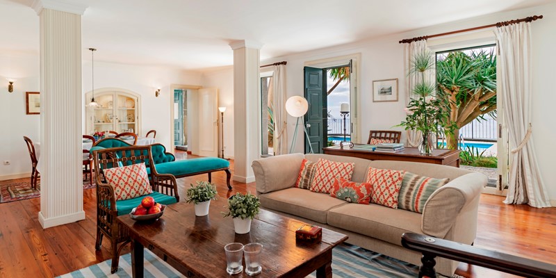 6 Our Madeira Quinta Dalegria Living Room