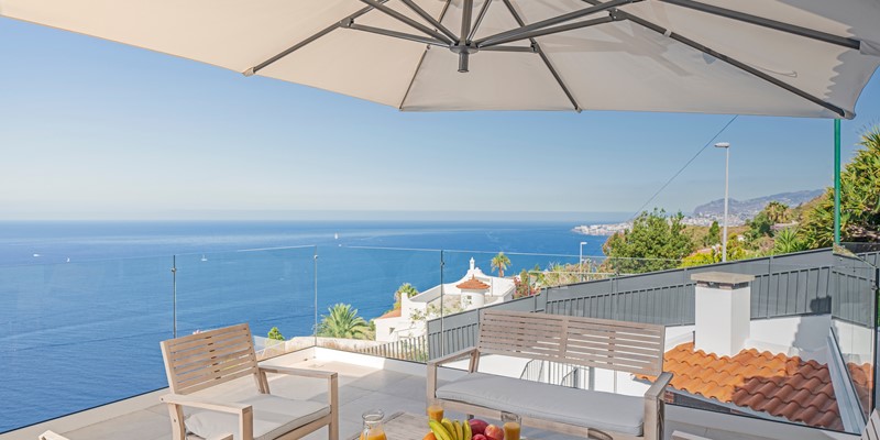Our Madeira Villas In Madeira With Seaview Villa Aquarela Balcony View