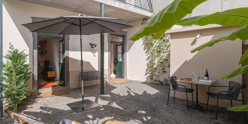 Ourmadeira Apartments In Funchal Vintage Garden Apartment Courtyard Garden And Liivng Area