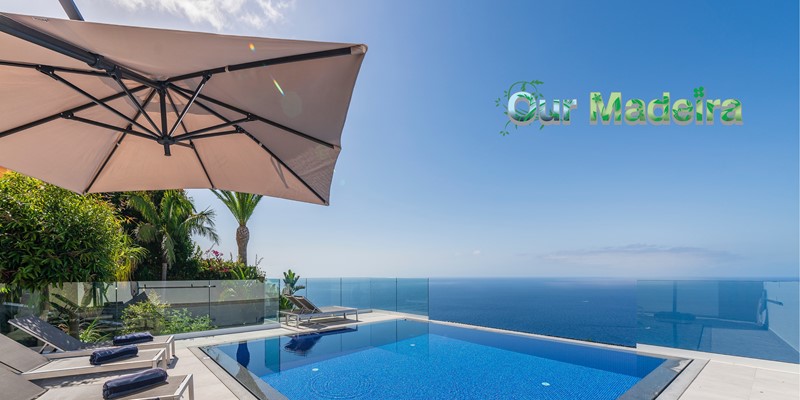 Our Madeira Villas In Madeira With Seaview Villa Aquarela By Ourmadeira Swimming Pool Area