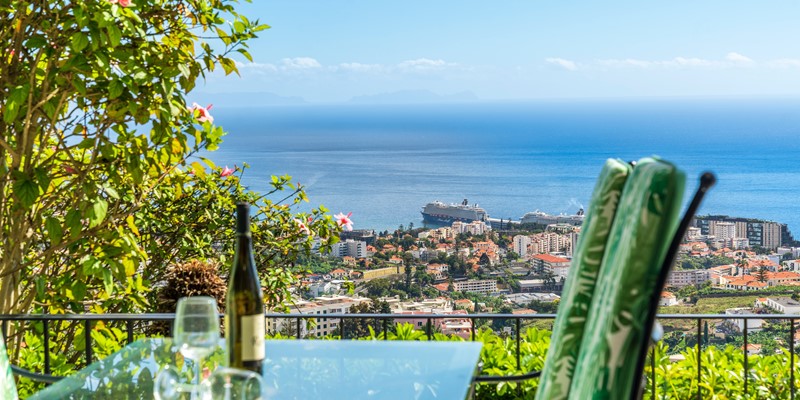 3 Our Madeira Villas In Madeira Vila Rostrum Outdoor Table And View