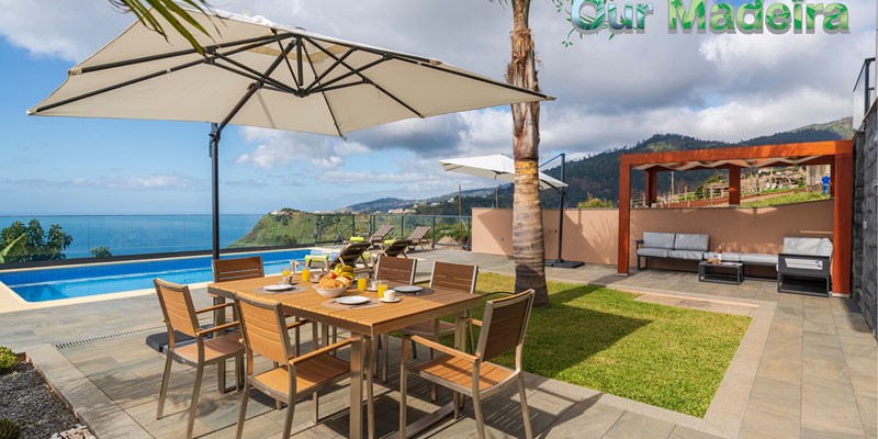 2 Ourmadeira Villas In Madeira Oceanscape Outsdoor Dining And Pool