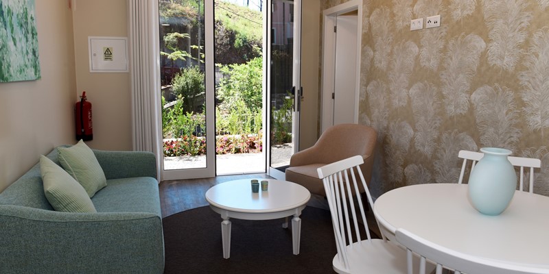 Our Madeira - Apartments in Madeira - Babosas Village Garden Apartment Living Room