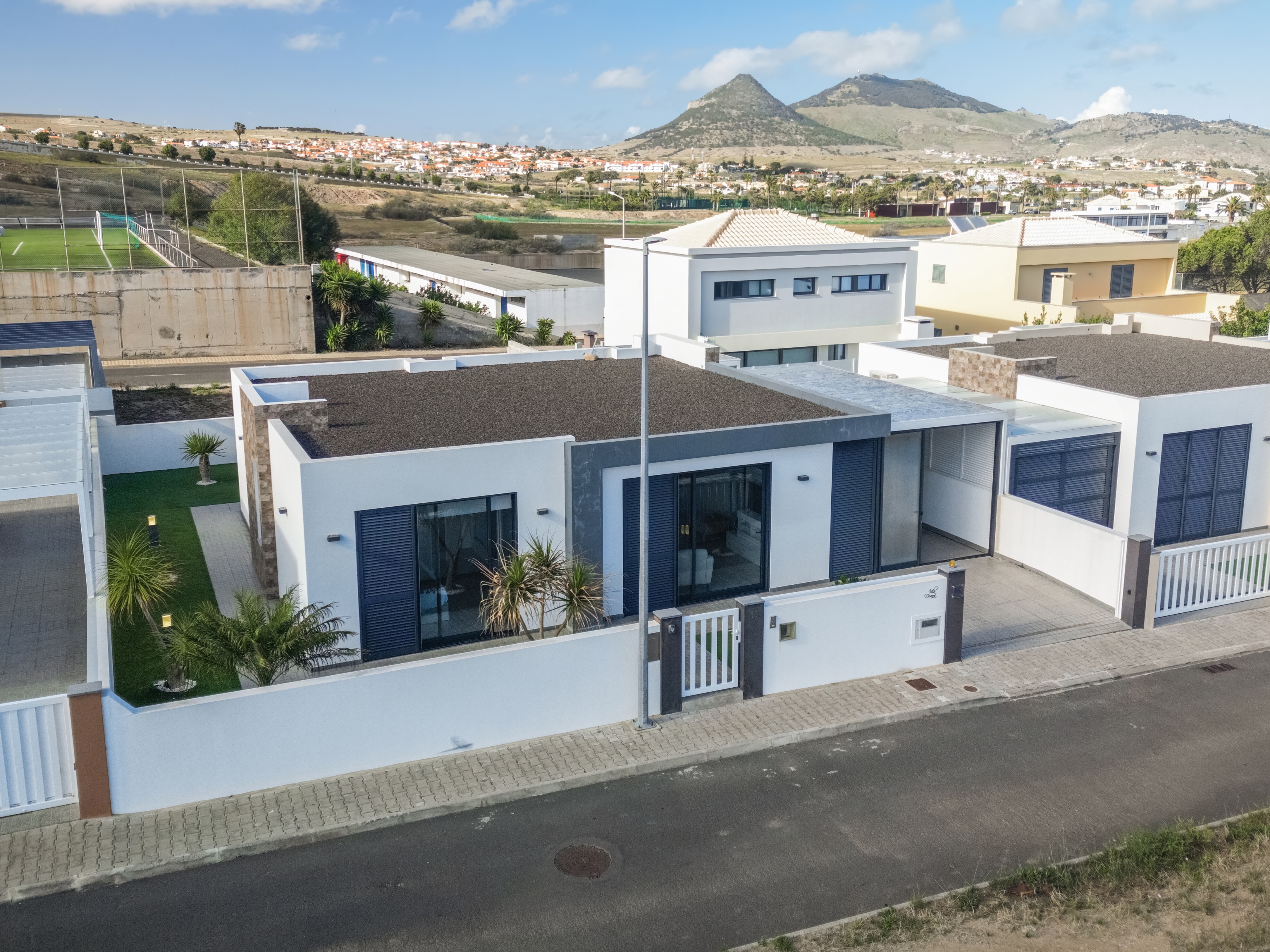 Villas In Madeira With An Exterior View Of The Modern Vila Diana In Porto Santo By Ourmadeira