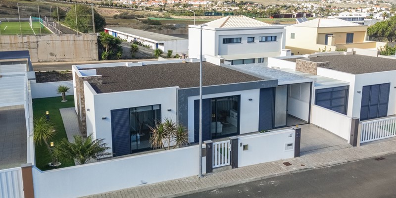 Villas In Madeira With An Exterior View Of The Modern Vila Diana In Porto Santo By Ourmadeira