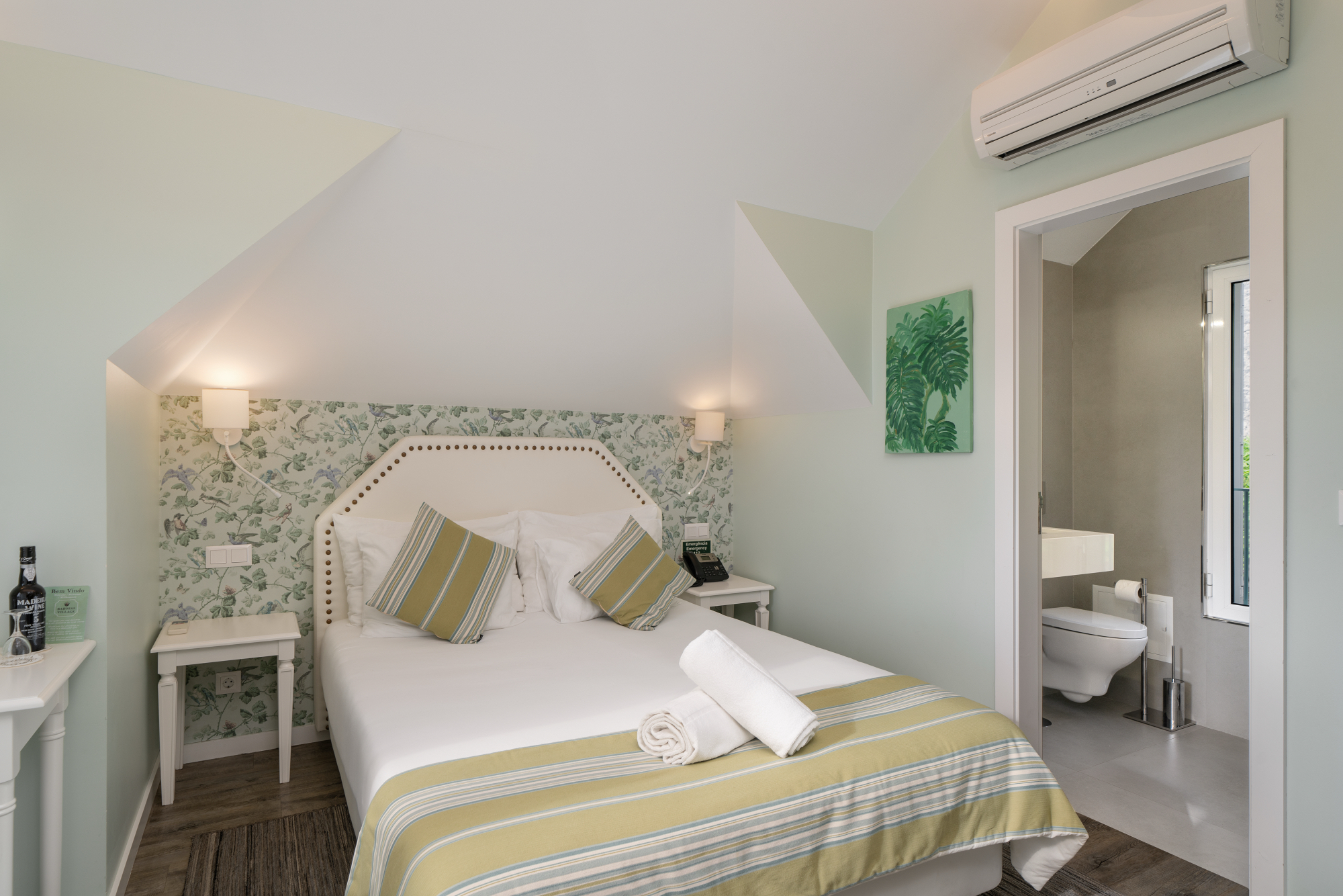 The Bedroom And Bathroom At Babosas Village Loft Bedroom 42 By Ourmadeira