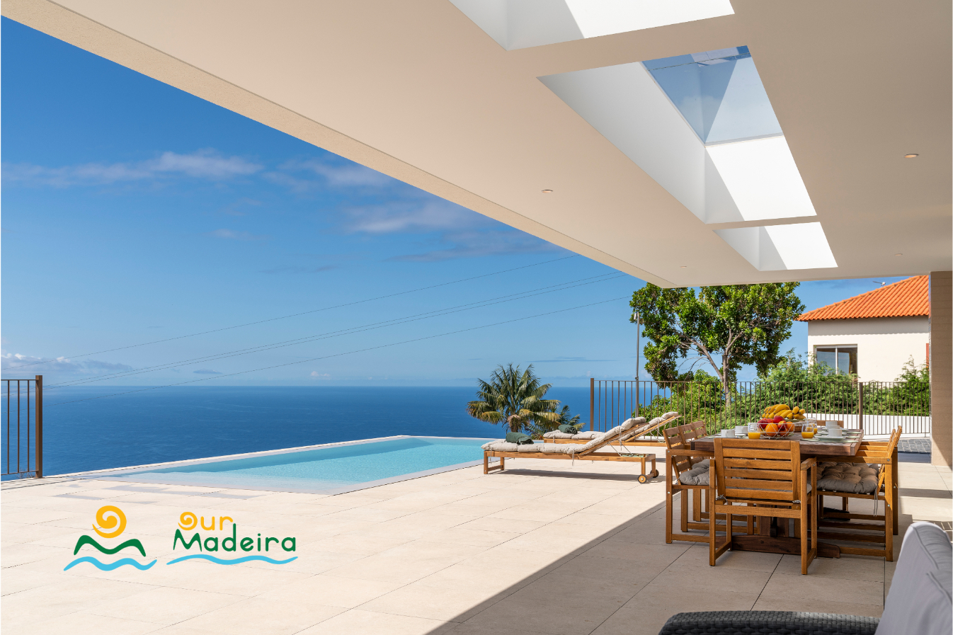 1 Ourmadeira Villas In Madeira Calheta Pearl Barbecue And Front Terrace
