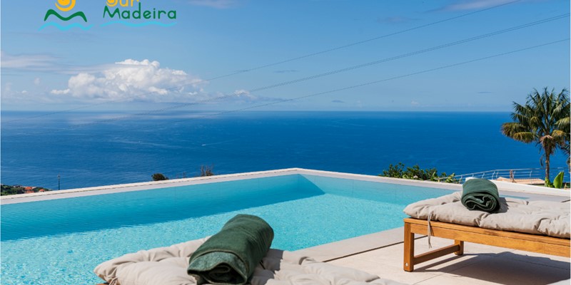 3 Ourmadeira Villas In Madeira With Seaview Calheta Pearl Sunbeds And View