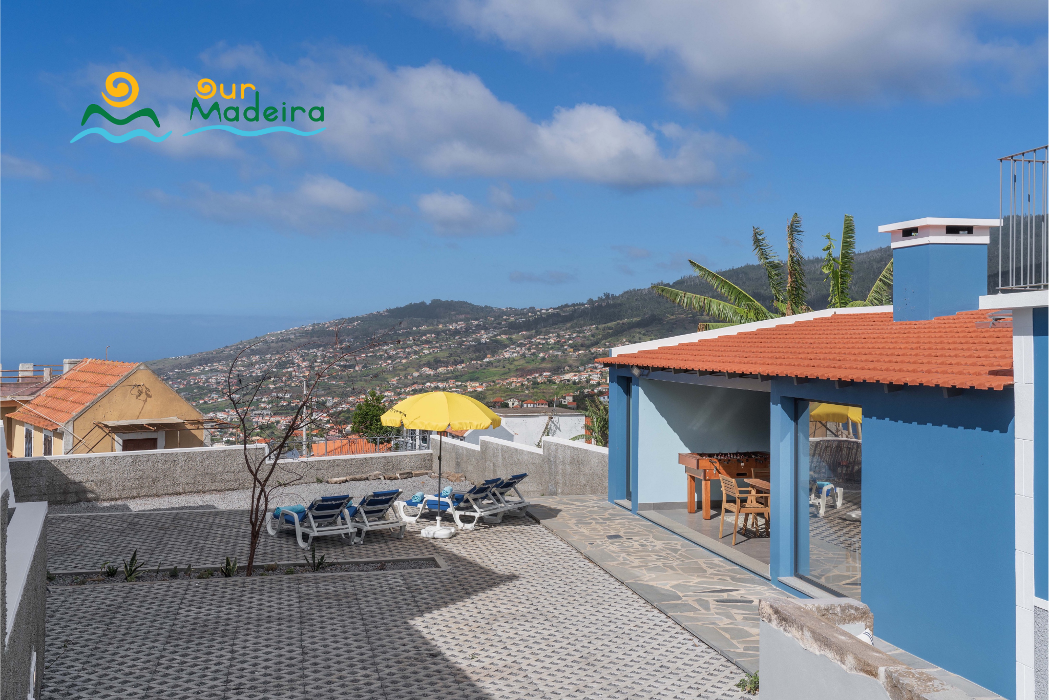 6 Ourmadeira Villas In Madeira Villa Loreto Loungers And Barbecue