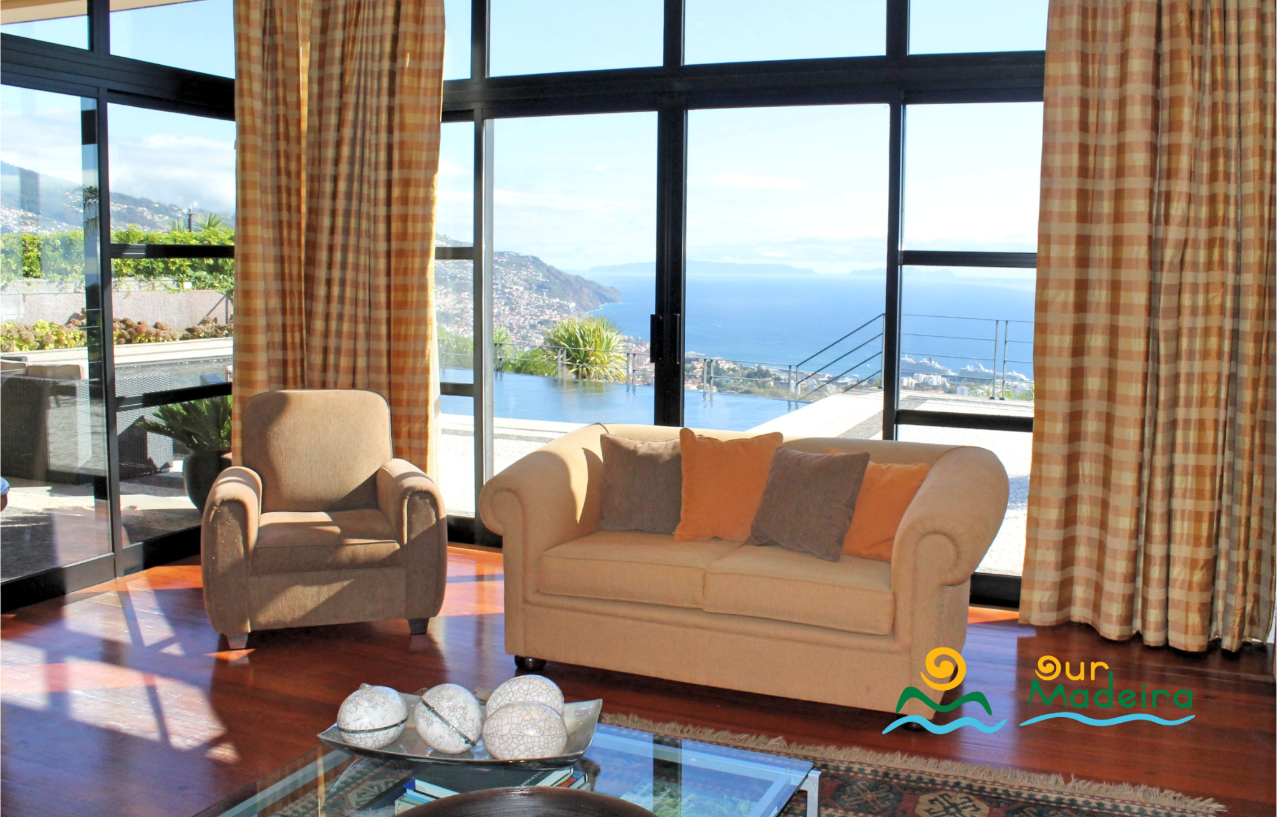 5 Our Madeira Villa Luz Lounge And View
