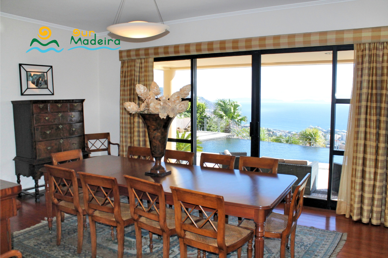 7 Our Madeira Villa Luz Dining And View