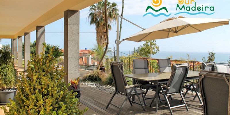 5 Our Madeira Villa Luzia Front Terrace Sea View