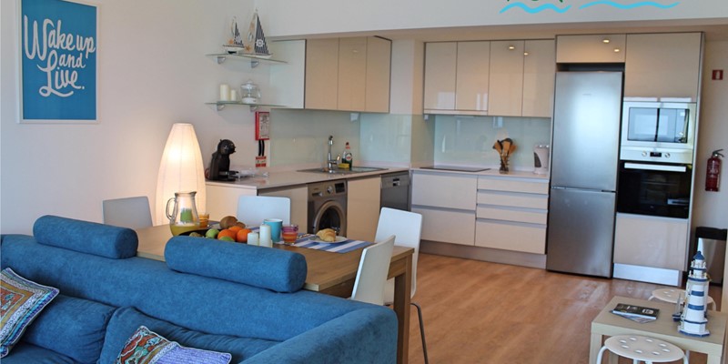 3 Our Madeira Petronella Marina Apartment Living Area And Kitchen