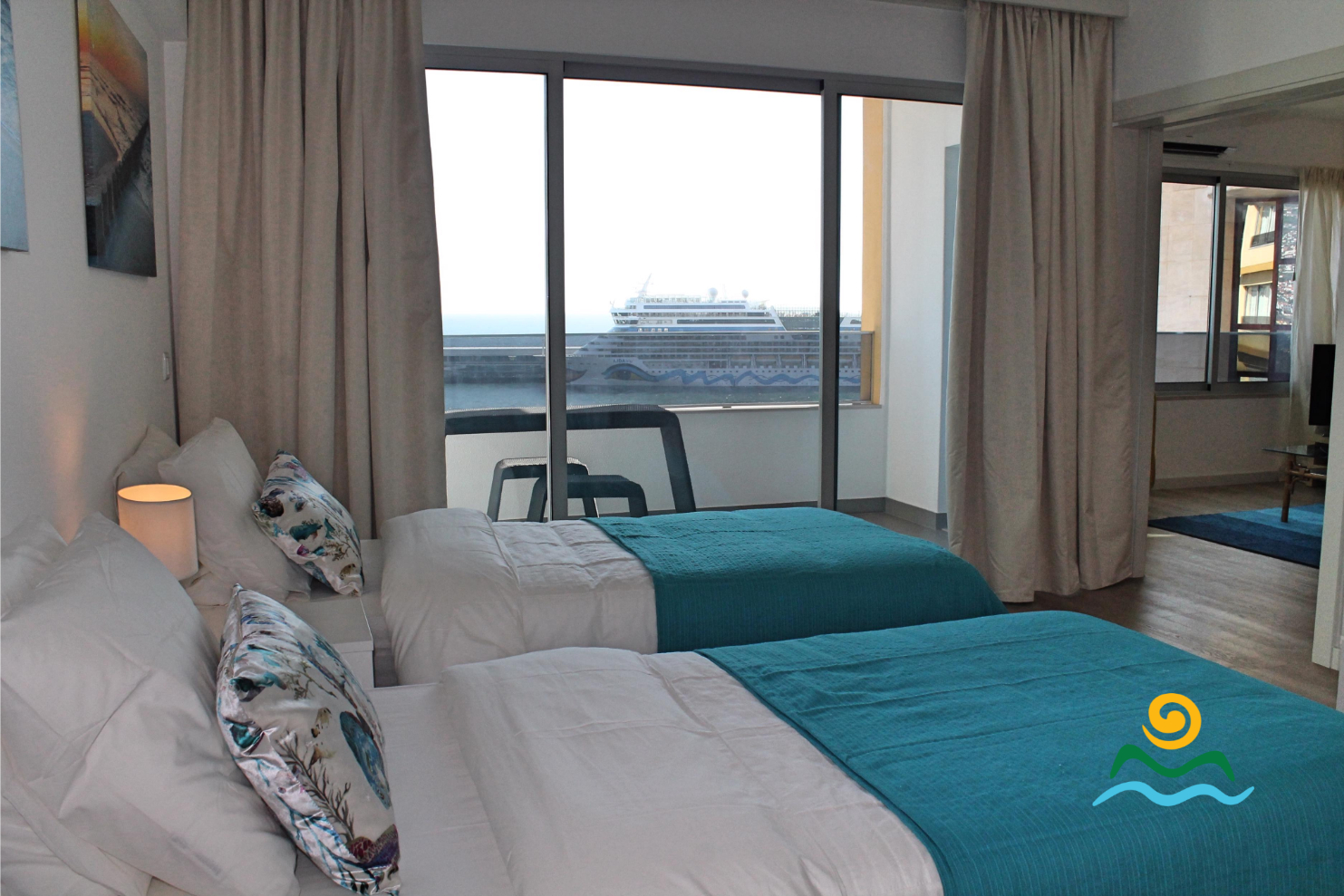 8 Our Madeira Petronella Marina Apartment Bedroom Twin 2