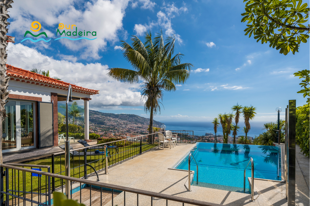 1 Our Madeira Villas In Madeira Vila Rostrum Pool And Eastern Facade