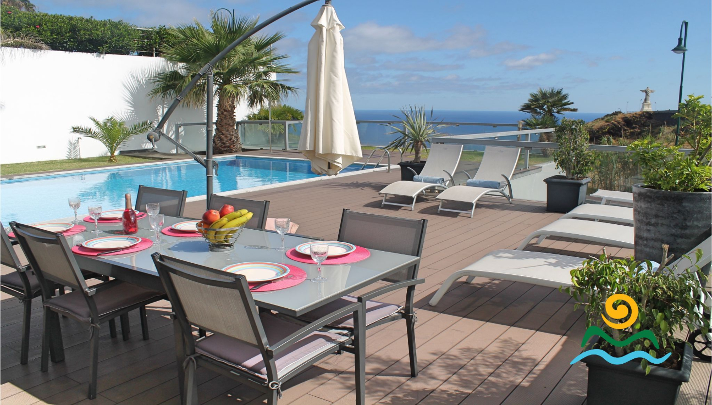 1 Ourmadeira Villa Sol E Mar Outdoor Dining And Pool