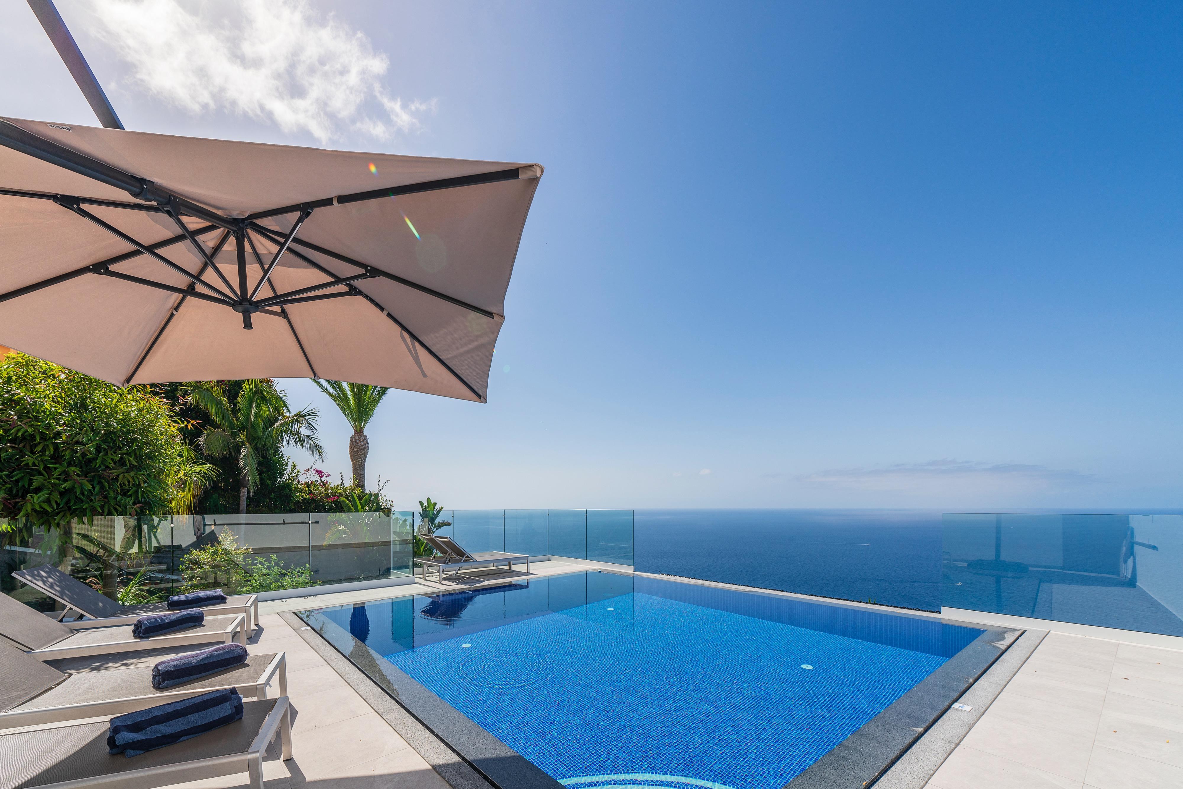 1B Our Madeira Villas In Madeira With Seaview Villa Aquarela By Ourmadeira Swimming Pool Area