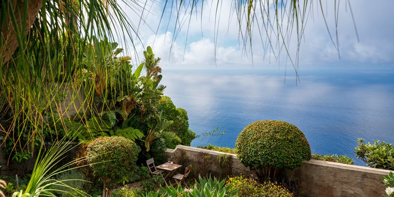 1C Ourmadeira Villas In Madeira Villa Aquarela Lower Garden And Seaview