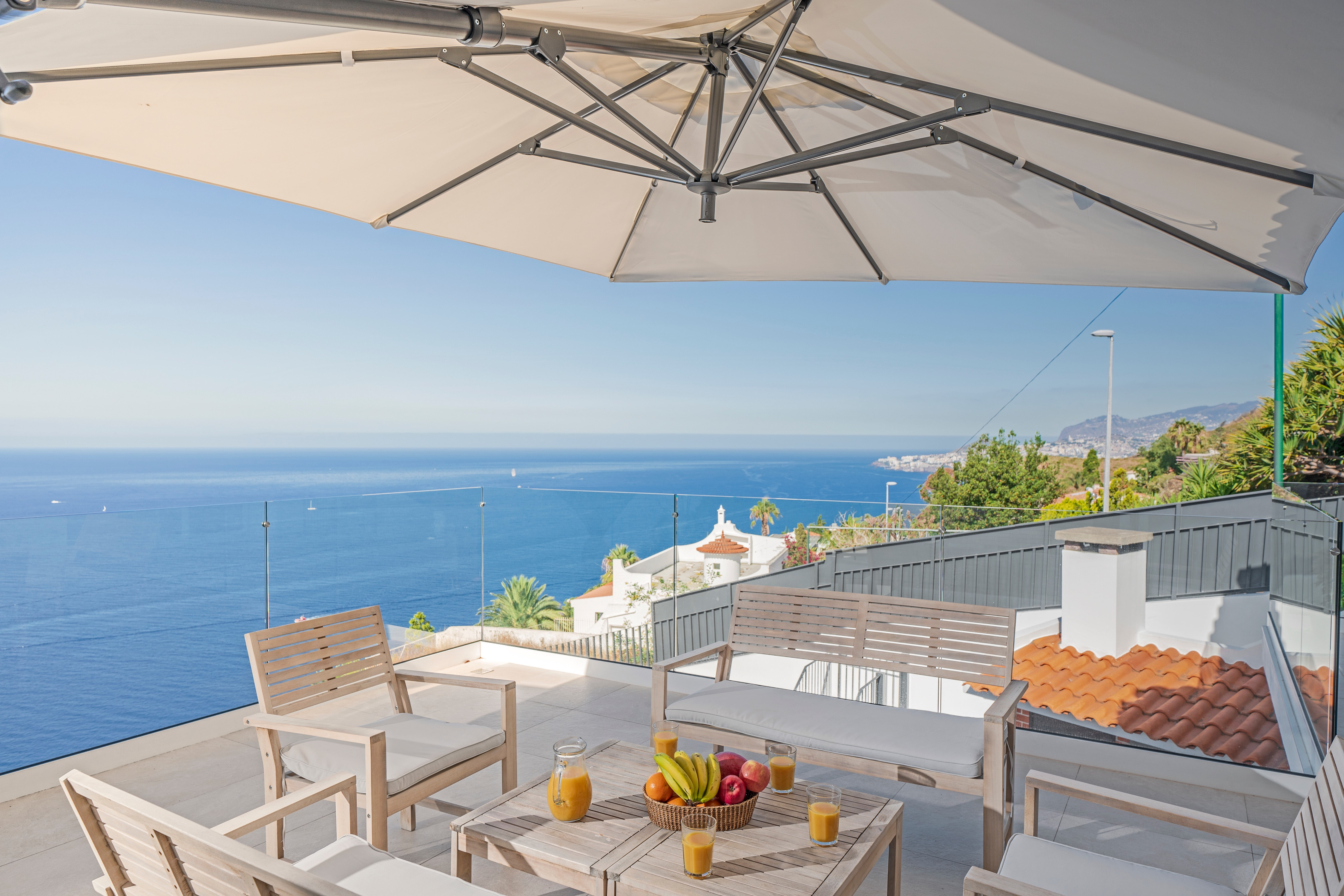 1E Our Madeira Villas In Madeira With Seaview Villa Aquarela By Ourmadeira Balcony View