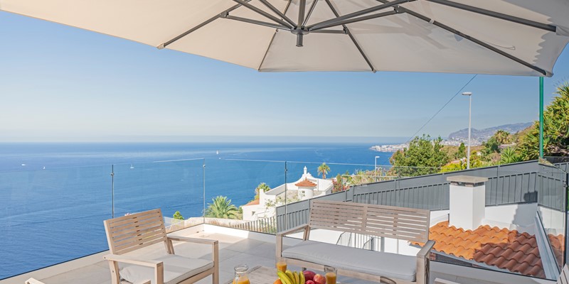 1E Our Madeira Villas In Madeira With Seaview Villa Aquarela By Ourmadeira Balcony View