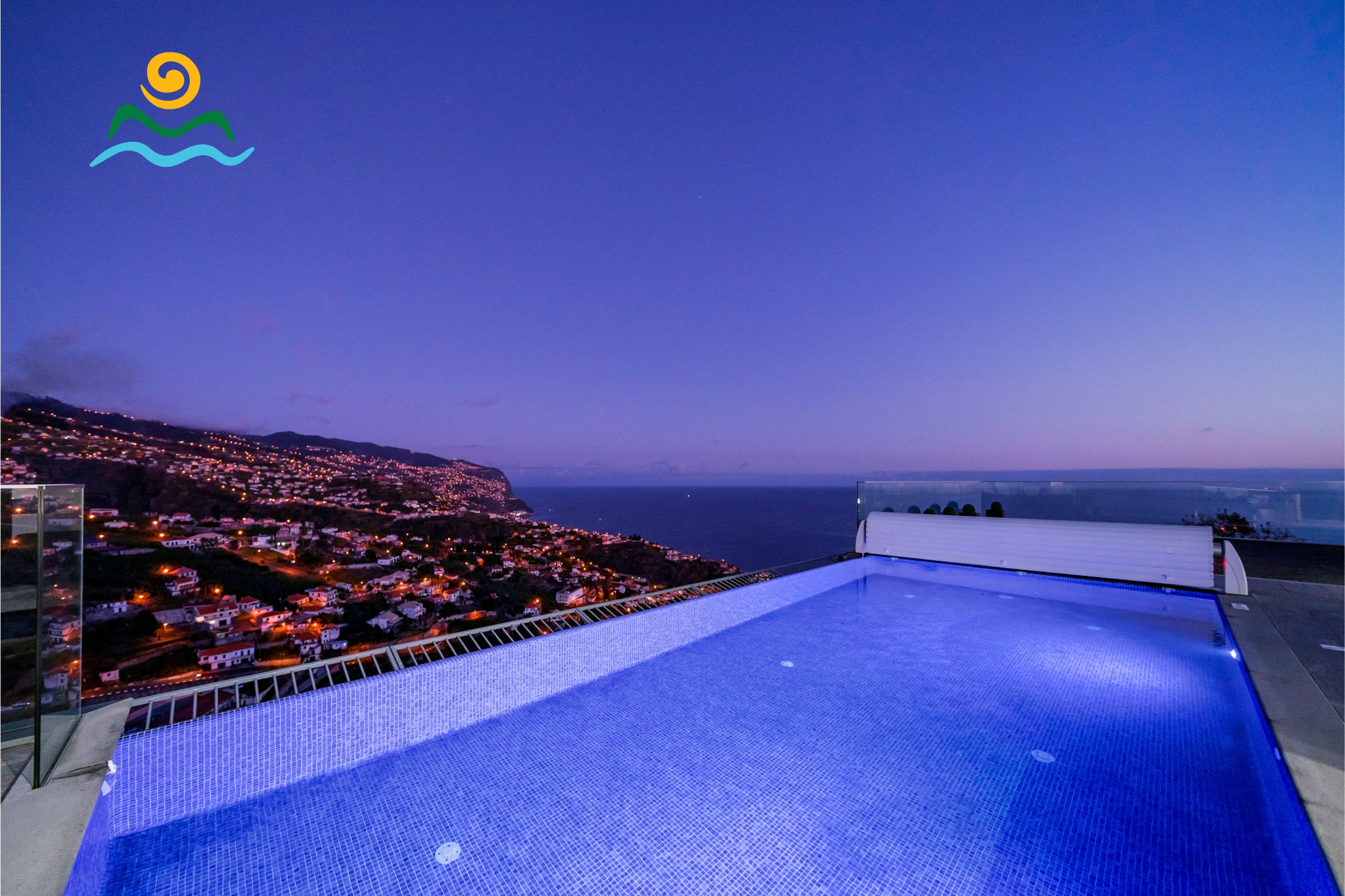 5 Our Madeira Seacrest Pool Night