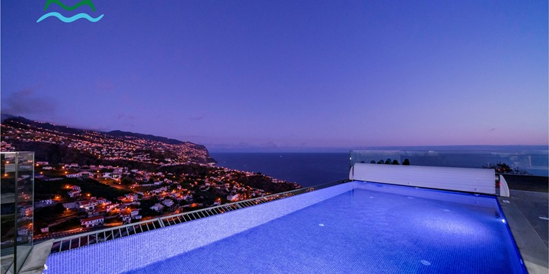 5 Our Madeira Seacrest Pool Night