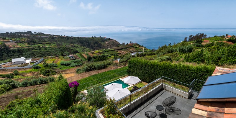 The Balcony With Views To Nature And Sea At Villa Bella Vita By Ourmadeira