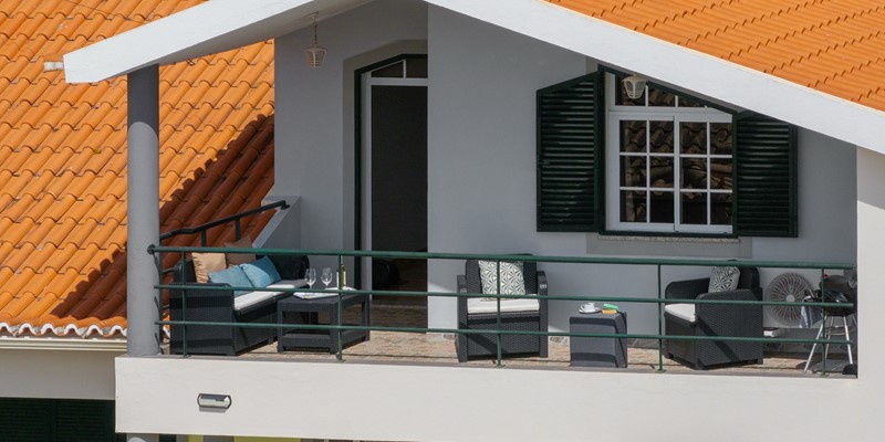 The Beautifull Furnished Balcony In The Upper Floor At Ponta Do Sol Seaview By Ourmadeira