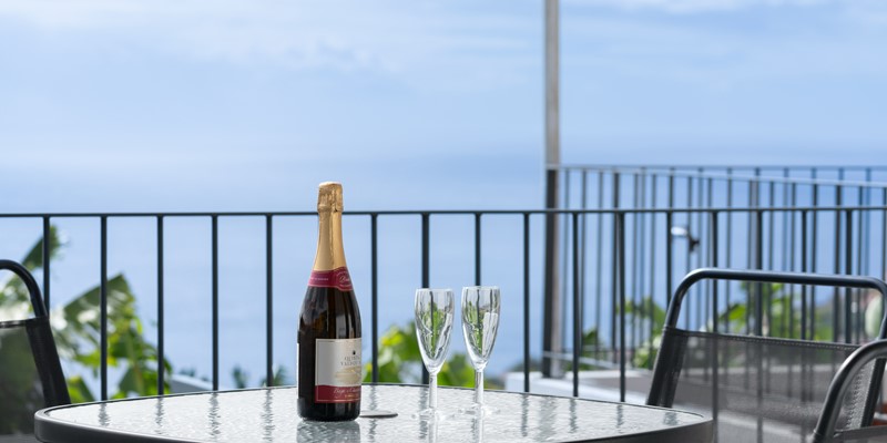 The Veranda With Views To The Ocean At Casa Da Vinha By Ourmadeira