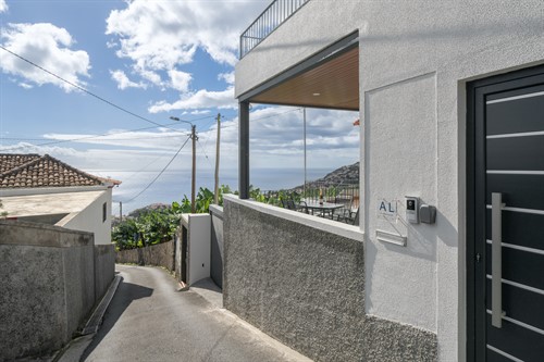 The Access And Front Door At Casa Da Vinha By Ourmadeira