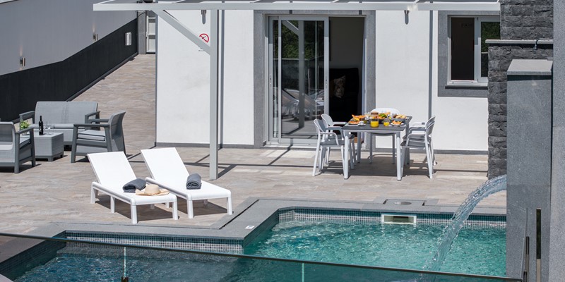 The Outdoor Dining And Leisure Facilities At Casa Da Maria By Ourmadeira